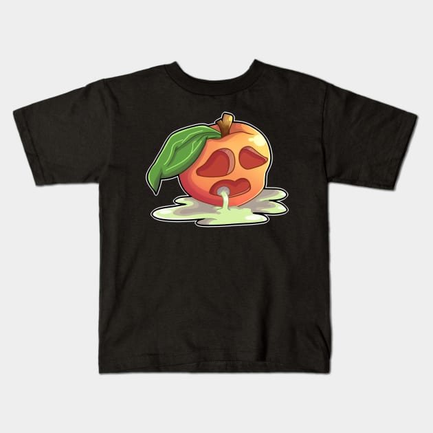 Mushy Peach Kids T-Shirt by Pokepony64